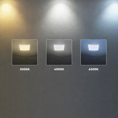 Panel wpuszczany downlight V-TAC 18W LED CREE CHIP kwadrat 220x220mm VT-61018CCT 3000K-4000K-6500K 1980lm 6 lat gwarancji