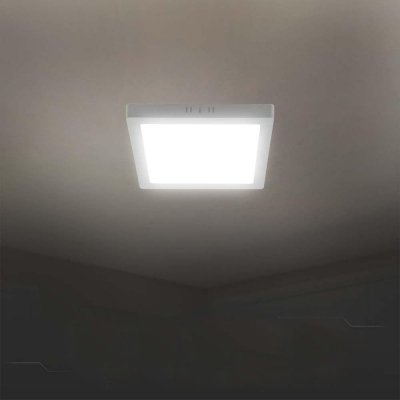 Panel natynkowy downlight V-TAC 24W LED CREE CHIP kwadrat 285x285mm VT-60024CCT 3000K-4000K-6500K 2640lm 6 lat gwarancji