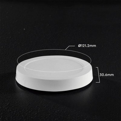 Panel natynkowy downlight V-TAC 6W LED CREE CHIP okrągły 121x30mm VT-60006CCT 3000K-4000K-6500K 630lm 6 lat gwarancji