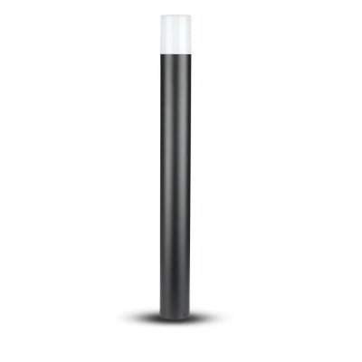 Słupek Ogrodowy V-TAC GU10 Okrągły Aluminium Czarny 80x80x800mm IP54 VT-7618 3 Lata Gwarancji