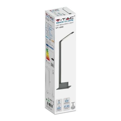Słupek ogrodowy V-TAC 5W LED 80cm szary IP65 VT-896-G 4000K 810lm