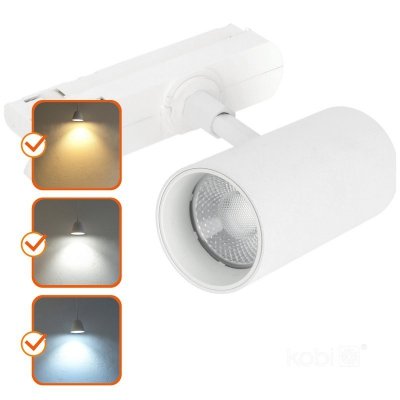 Reflektor szynowy LED NEXTRACK CORE 10W 3CCT 36° biały Kobi Pro