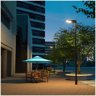 Oprawa drogowa z czujnikiem ruchu Solar LED STREET 30W 2CCT IP65 Kobi Premium