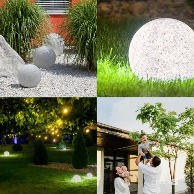 Lampa ogrodowa GARDEN BALL M 1xE27 IP65 Kobi