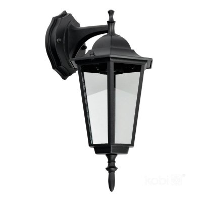 Kinkiet ogrodowy LO4102 1xE27 IP54 czarny Kobi