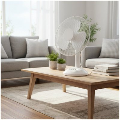 Wentylator biurkowy VIENTO 40W  biały Kobi Windstar