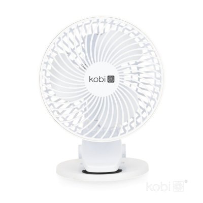 Wentylator biurkowy VIENTO CLIP biały Kobi Windstar