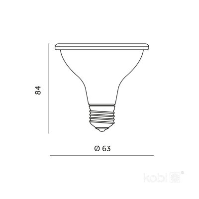 Żarówka do roślin LED PLANTY W 7W E27 1200K biała Kobi Design