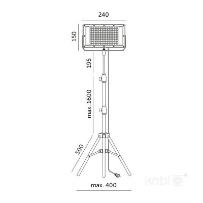Lampa do roślin LED FIRON 45W Kobi Design
