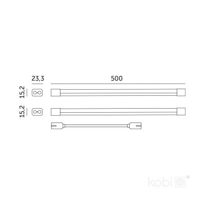 Lampa do roślin LED GROWLY 2x8,5W Kobi Design