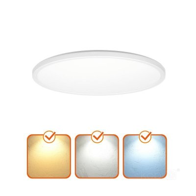 Plafon LED NIVERA CIRCLE 24W 3CCT LX IP54 biały Kobi Premium