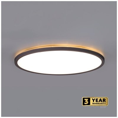 Plafon LED NIVERA CIRCLE 32W 3CCT LX IP54 czarny Kobi Premium