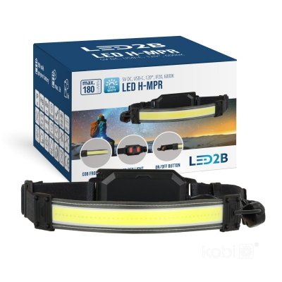 Latarka czołowa LED H-MPR 6000K LED2B