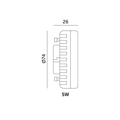 Żarówka LED GX53 5W 3000K Kobi