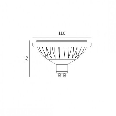 Żarówka LED ES111 15W GU10 4000K Kobi