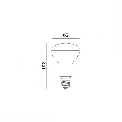 Żarówka LED R63 8W E27 6000K Kobi