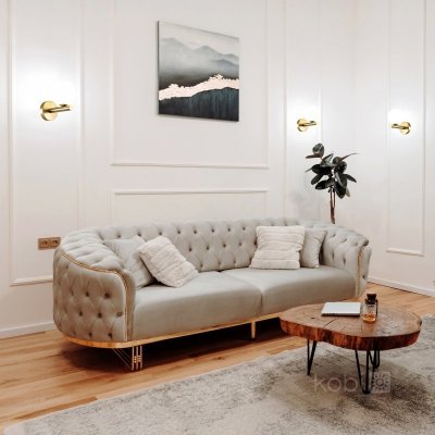 Kinkiet GLOBE ELEGANCE GOLD K 1xG9 Kobi Design