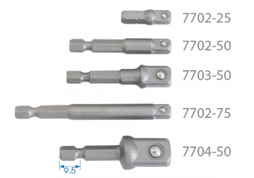 UCHWYT TRZPIENIOWY DO WKRĘTAREK 1/4&quot; CALOWY 3/8&quot; x 50mm, ZACZEP KULKOWY King Tony