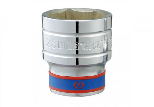 NASADKA KRÓTKA 1/2&quot; 39mm x 48mm, 6-kąt. Cr-v King Tony