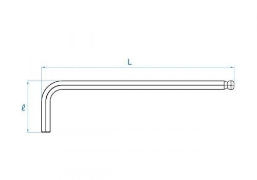 IMBUS EKSTRA DŁUGI HEX Z KULKĄ 1,5mm x 91,5mm King Tony