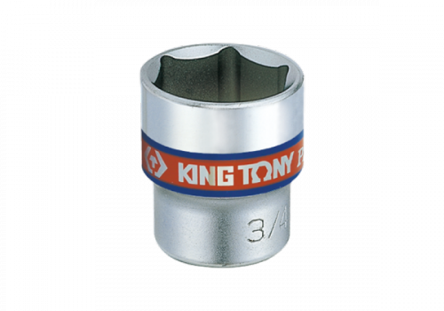 NASADKA KRÓTKA 3/8&quot; CALOWA 7/16&quot; x 27mm 6-kąt. Cr-v King Tony
