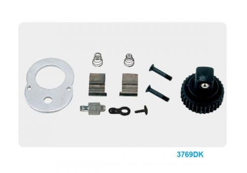 GRZECHOTKA 3/8&quot; 32 ZĘBY 200mm UCHWYT POLEROWANY King Tony