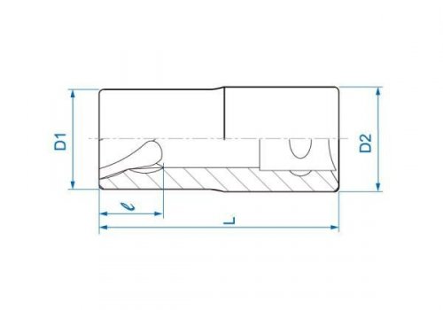 NASADKA 1/2&quot; DO USZKODZONYCH ŚRUB M12 King Tony