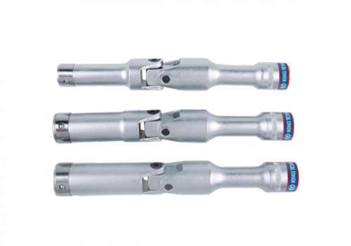 NASADKA Z PRZEGUBEM 3/8&quot; 10mm x 120mm, DO ŚWIEC ŻAROWYCH, CHROM King Tony