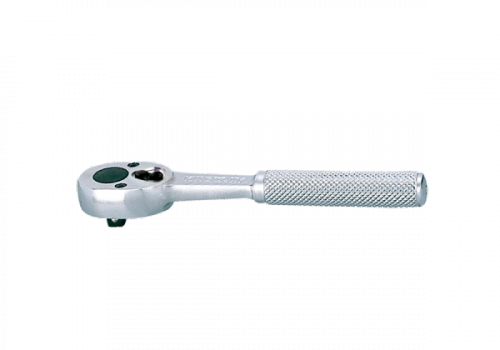 GRZECHOTKA 1/4&quot; 24 ZĘBY 130mm UCHWYT MOLETOWANY, BLOKADA King Tony