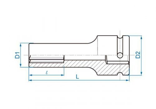 NASADKA DŁUGA UDAROWA GWIAZDKOWA 3/4&quot; E18 x 110mm King Tony