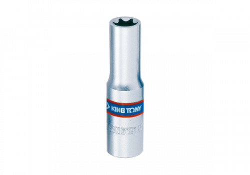 NASADKA DŁUGA GWIAZDKOWA 3/8&quot; E-TORX E10 x 63mm, Cr-V King Tony