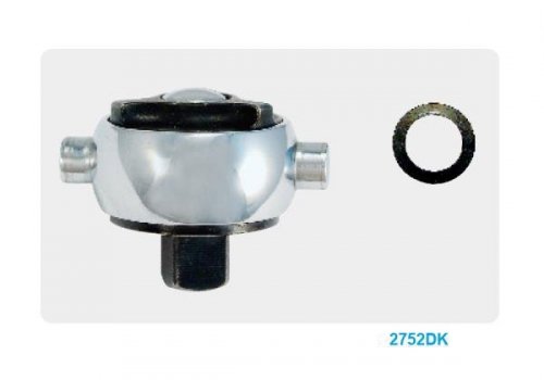 GRZECHOTKA 1/4&quot; Z RUCHOMĄ GŁOWICĄ 72 ZĘBY, Z PRZYCISKIEM, 150mm, UCHWYT GUMOWY King Tony