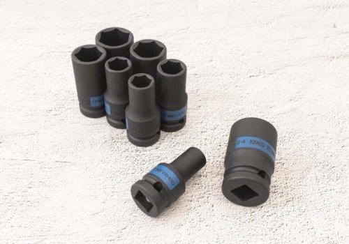 ZESTAW NASADEK UDAROWYCH 1/2&quot; 8cz. KRÓTKIE, CIENKOŚCIENNE 6-kąt. 10 - 24mm, KASETA King Tony