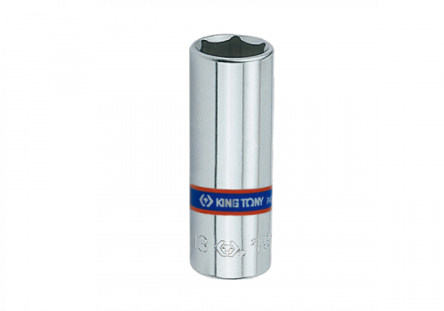 NASADKA DŁUGA 1/4&quot; 13mm x 50mm, 6-kąt Cr-V King Tony