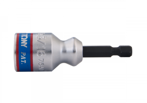 NASADKA DO PRĘTÓW GWINTOWANYCH 14mm DO WKRĘTAREK 1/4&quot; x 66mm (ZAKRES 13.2 - 14.3mm) King Tony