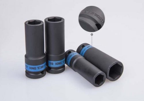NASADKA DŁUGA UDAROWA 1/2&quot; 19mm x 80mm, 6-kąt King Tony