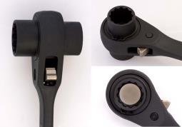 DWUSTRONNY KLUCZ NASADKOWY Z GRZECHOTKĄ 14x15mm, DŁ. 280mm King Tony