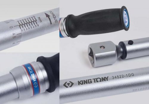 KLUCZ DYNAMOMETRYCZNY 9x12mm 20 - 100Nm BEZ GŁOWICY King Tony