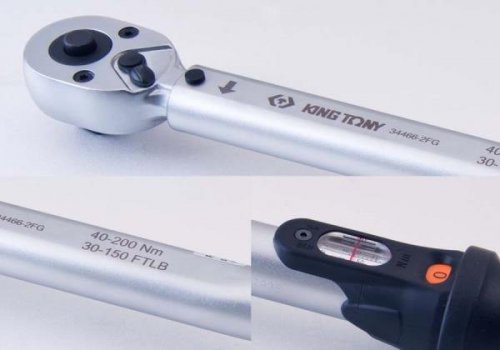 KLUCZ DYNAMOMETRYCZNY Z PRZYCISKIEM 3/8&quot; 10 - 50 Nm King Tony