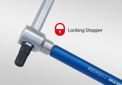 ZESTAW IMBUSÓW Z UCHWYTEM &quot;T&quot; 8szt. 1195A - HEX 2 - 10mm, STOJAK King Tony
