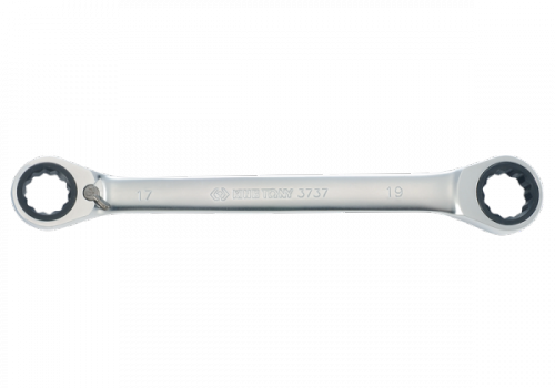 KLUCZ OCZKOWY DWUSTRONNY Z GRZECHOTKĄ DWUKIERUNKOWĄ 72 ZĘBY 14mm x 15mm King Tony
