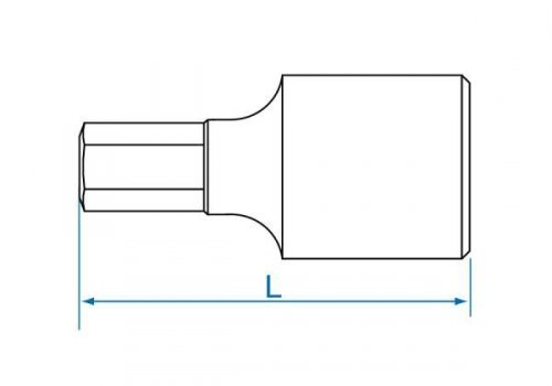 NASADKA 1/4&quot; Z KOŃCÓWKĄ HEX 10 x 25mm King Tony