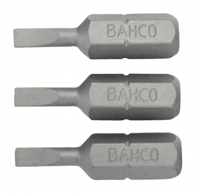 Bit 1/4&quot; do śrub płaskich 0.5x4x25 mm, 3 szt. BAHCO