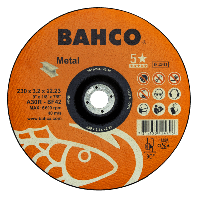 Tarcza do cięcia metalu 230 x 3.2 x 22.23mm BAHCO (50 szt.)