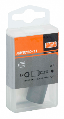Końcówka magnetyczna 1/4 cala – 50 mm BAHCO