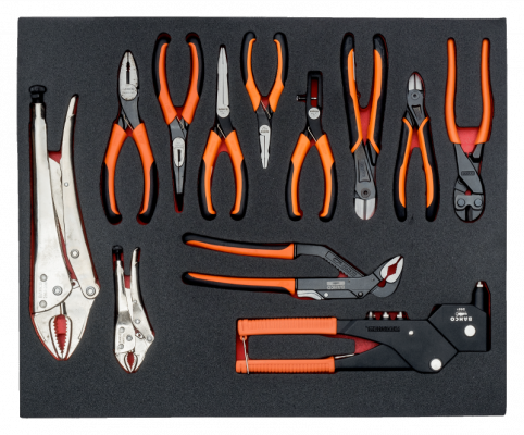 Zestaw szczypiec 12 elementów MIX PLIERS 3 BAHCO