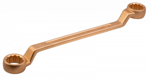 Klucz pierścieniowy dwustronny 6x7 mm, nieiskrzący CU-BE BAHCO
