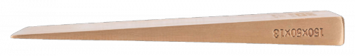 Klin nieiskrzący CU-BE 80x13x6 mm BAHCO