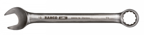 Klucz płasko-oczkowy ze stali nierdzewnej 32 mm BAHCO