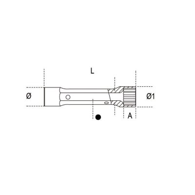 Klucz rurowy dwustronny 6-kątny 12x13 mm, 935 Beta